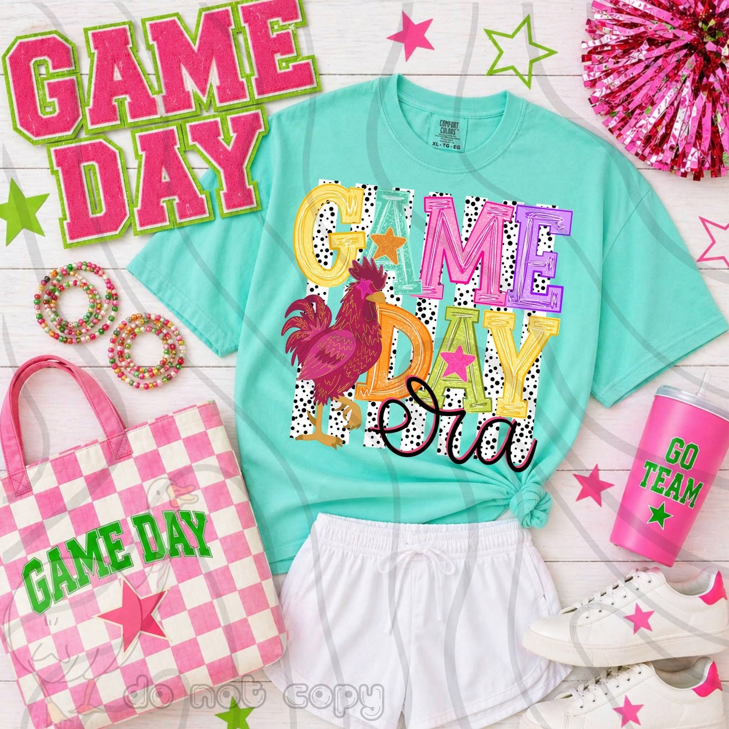Gamecocks Game Day preppy - DTF TRANSFER (DKDBK)