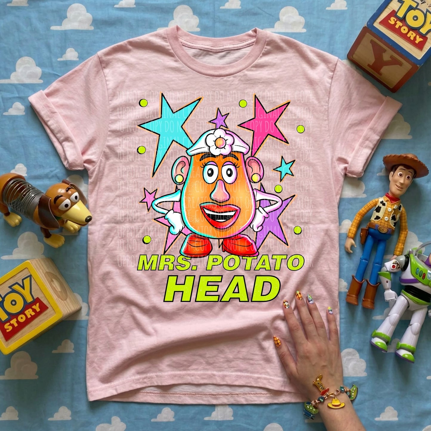 Potato girl TS COLORFUL - DTF TRANSFER (SSDa)