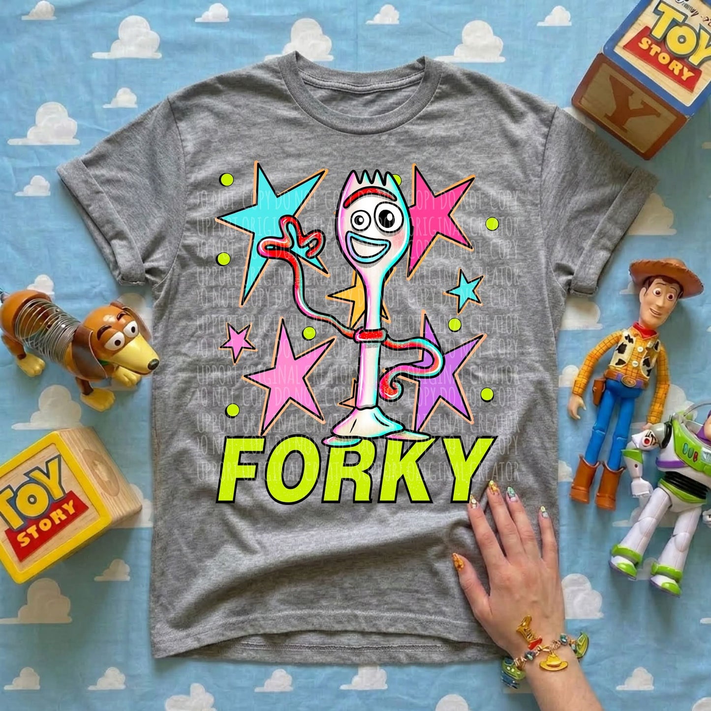 Fork TS COLORFUL - DTF TRANSFER (SSDa)
