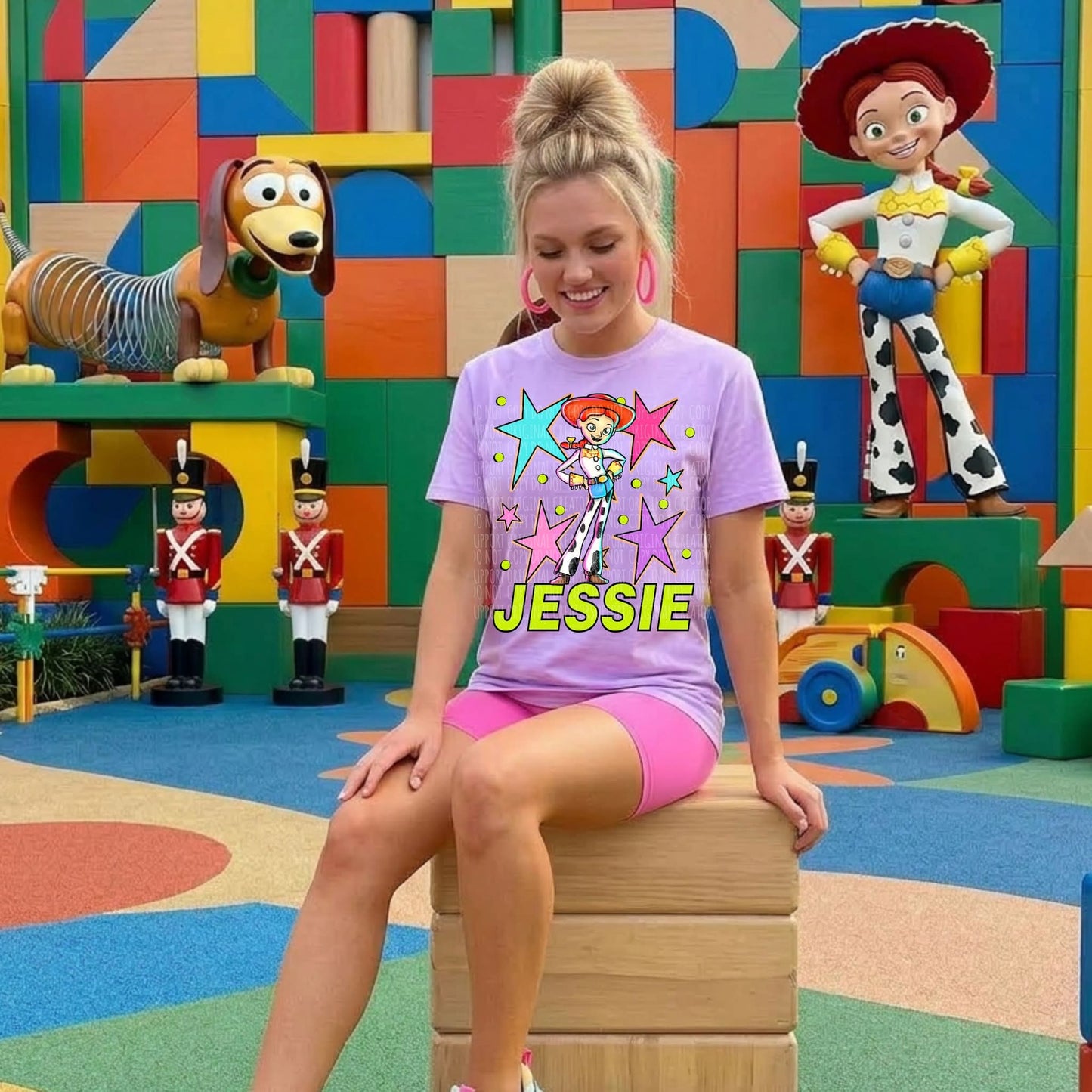Jessie TS COLORFUL - DTF TRANSFER (SSDa)