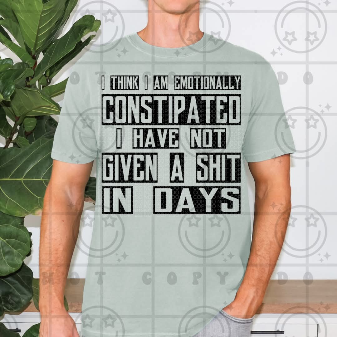 Emotionally constipated men's-DTF TRANSFER (HWD/F25)