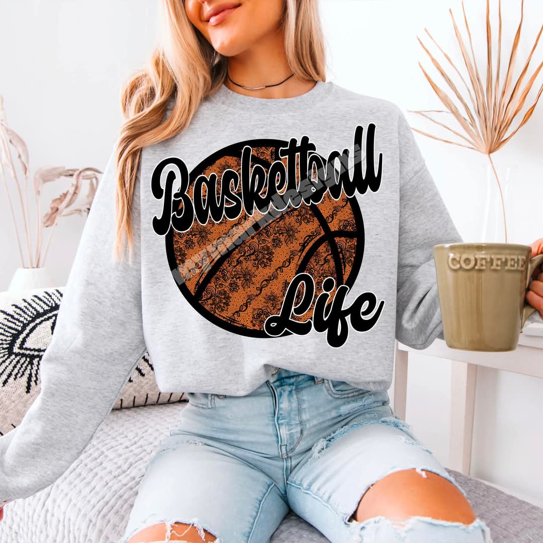 Lace basketball life - DTF TRANSFER (MMD/F25)