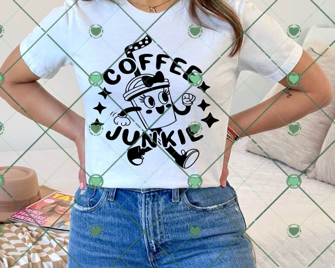 Coffee junkie-DTF TRANSFER (BYD)