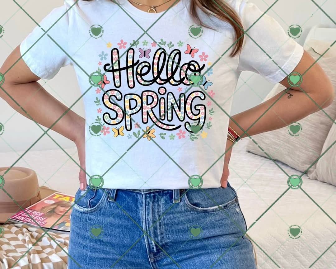 Hello spring-DTF TRANSFER (BYD)