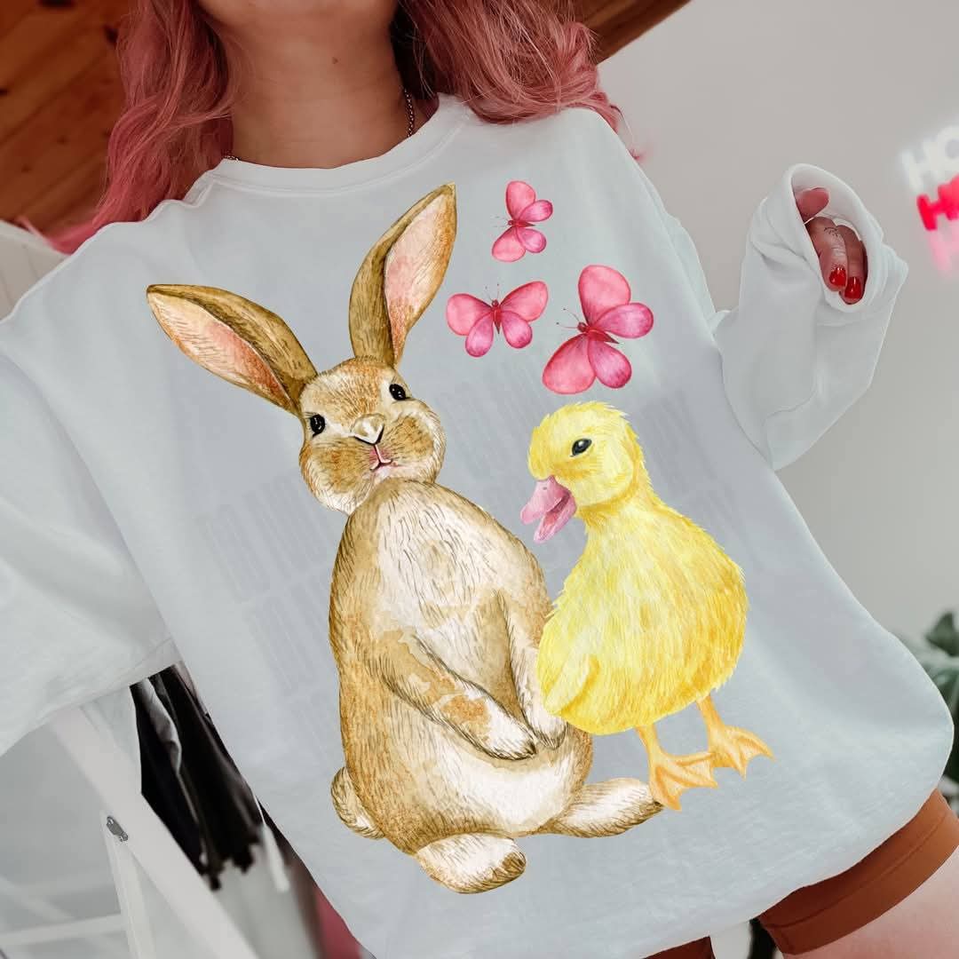 Bunny + Duckling-DTF TRANSFER (UMC Mar25)