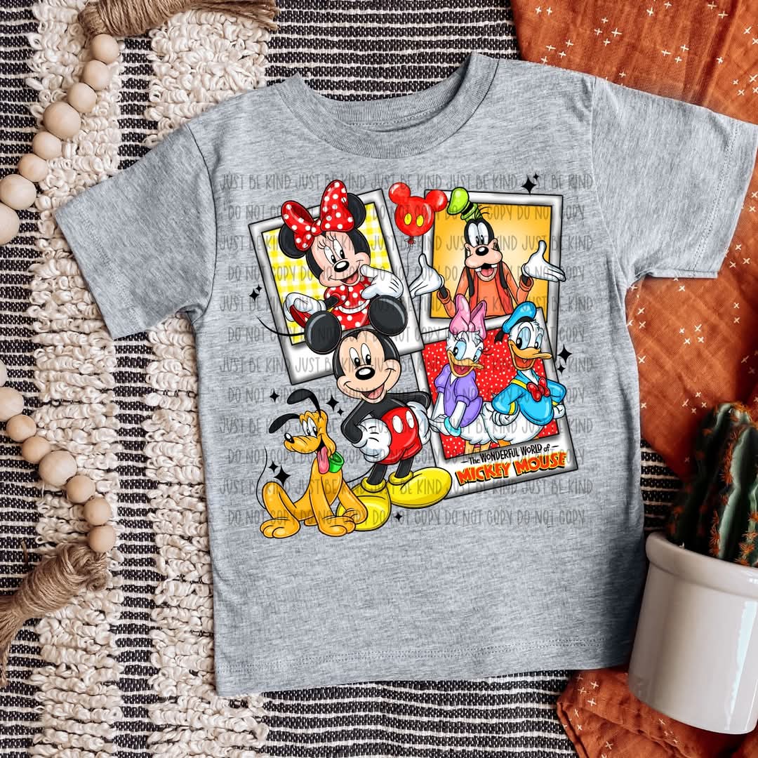 Mouse and friends-DTF TRANSFER (Pola3 SSDD)