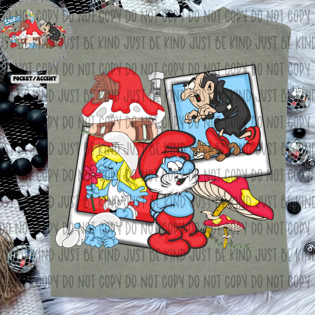 Smurf- DTF TRANSFER (Pola3 SSDD)