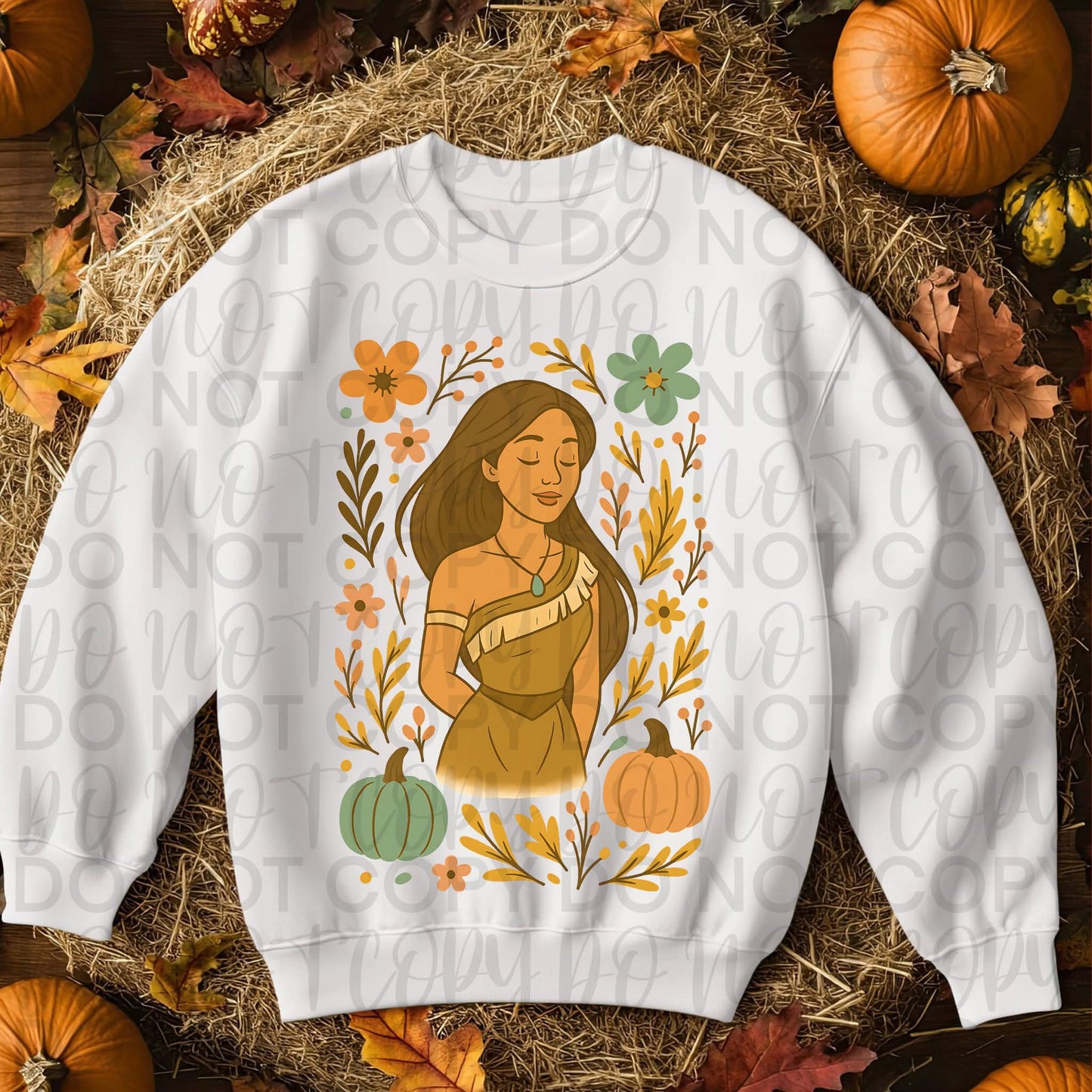 Native Princess Fall Collage - DTF Transfer (SSDa AUG25)