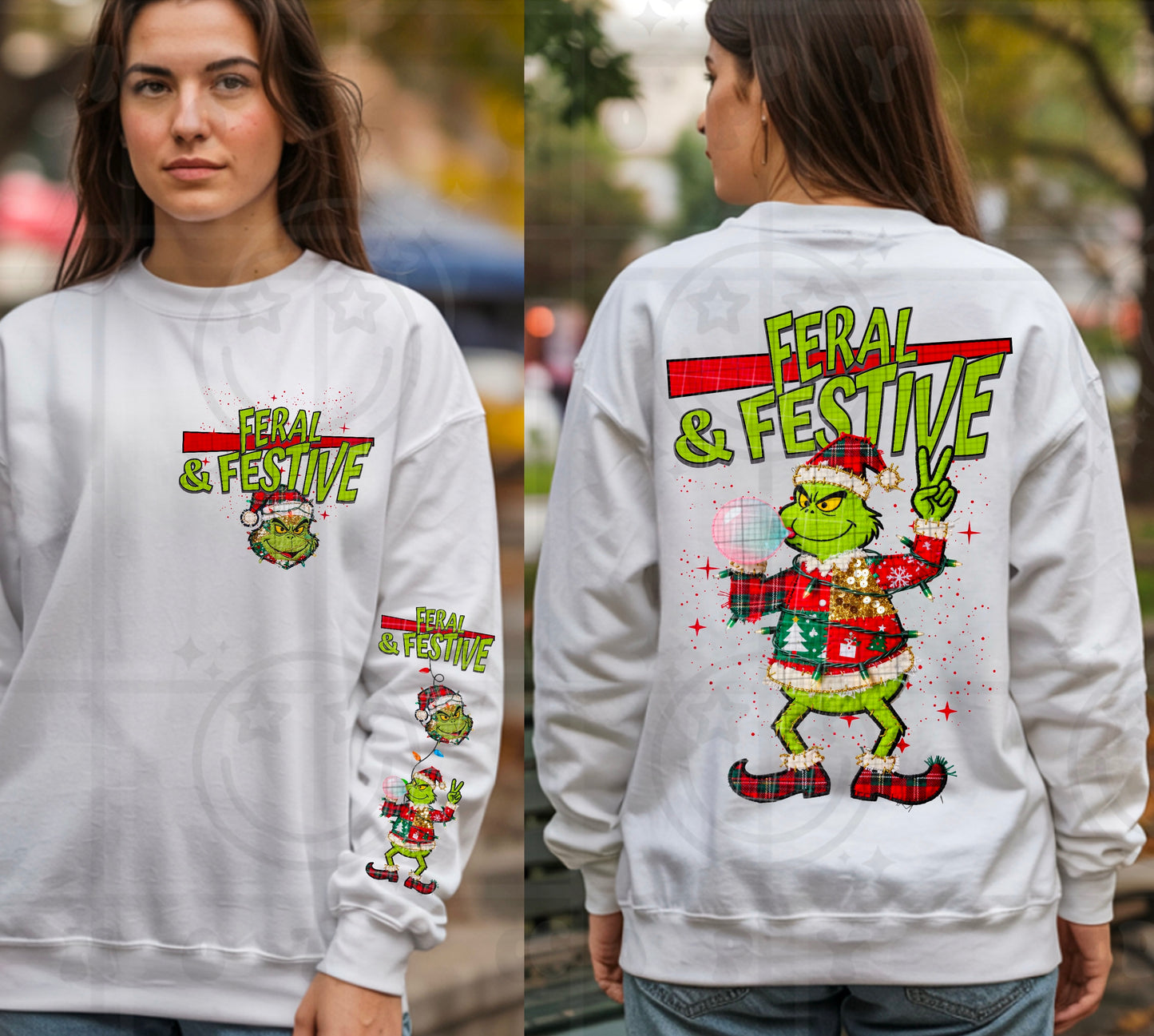 Feral and festive grouch - DTF TRANSFER (HWD NOV25)