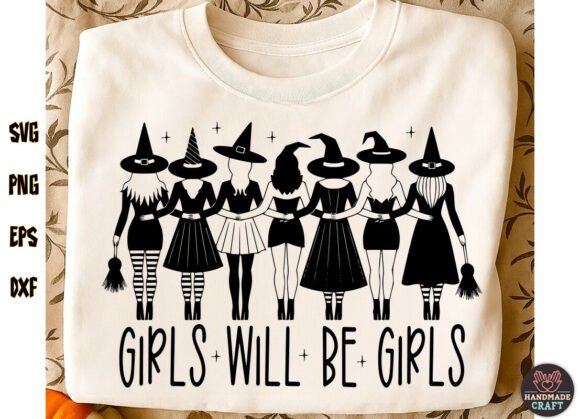 Girls will be girls witches - DTF TRANSFER (CFD)