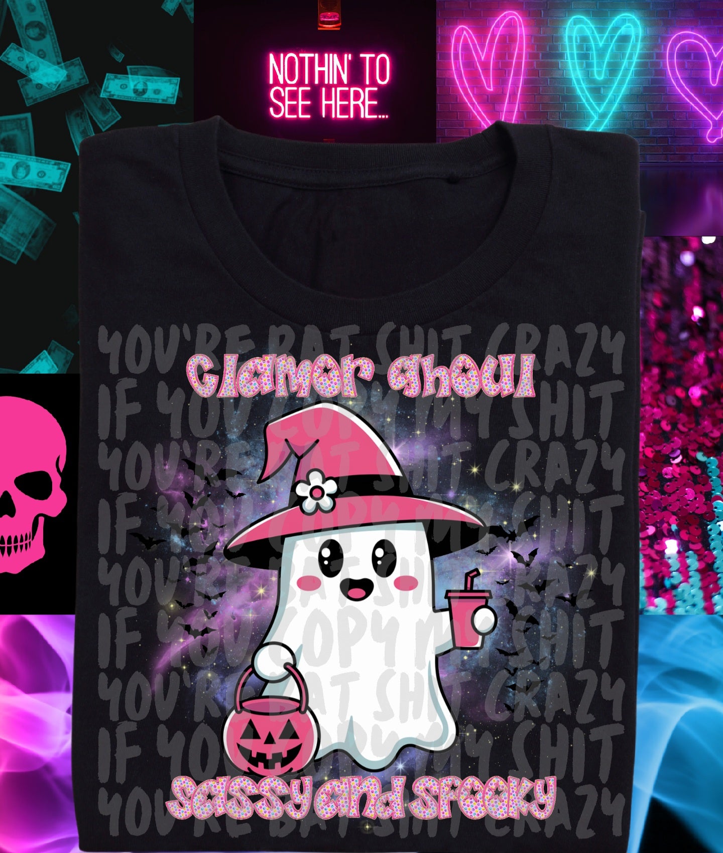 Glamour Ghoul - DTF TRANSFER (Spooky Summer Collab)