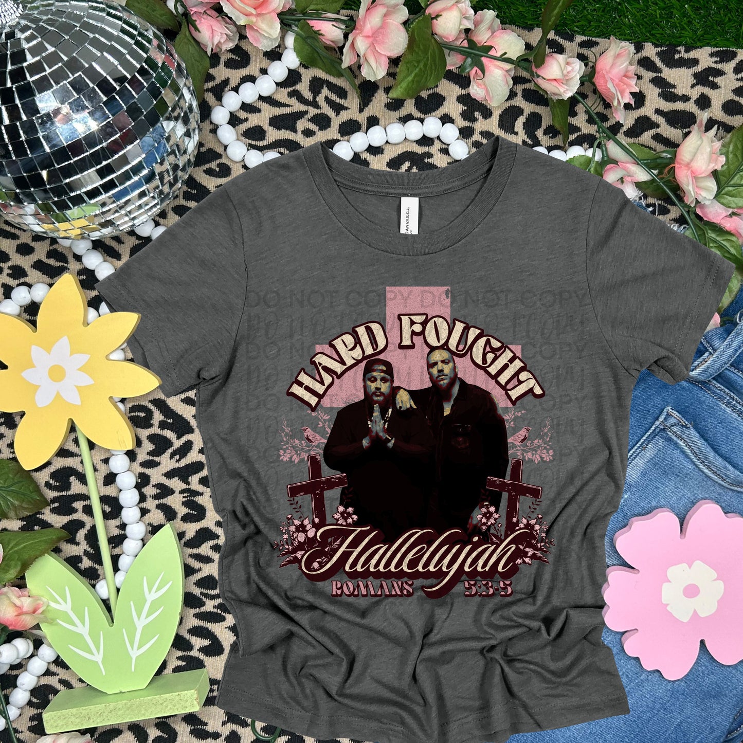 Hard Fought Hallelujah- DTF TRANSFER (SSDD x SSDa Music Collab)