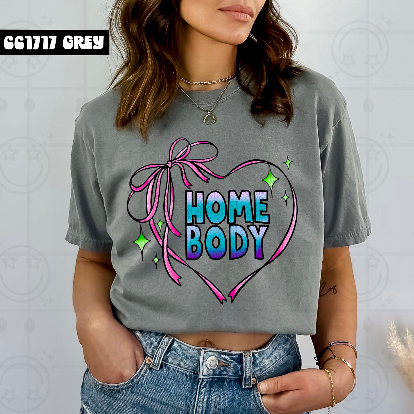 Homebody bow - DTF TRANSFER (HWDMY25)