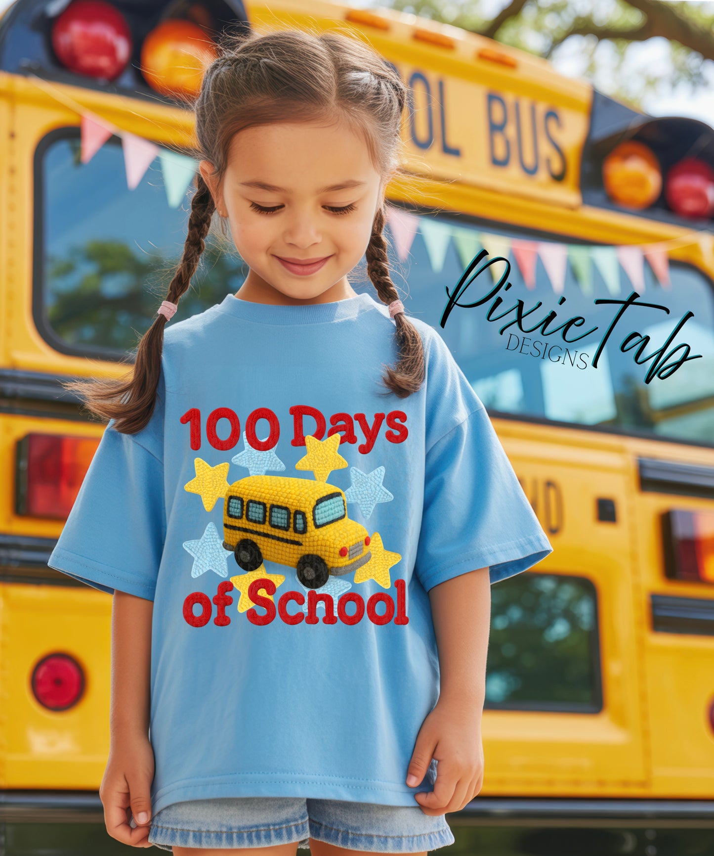 Bus fuzzy - DTF TRANSFER (100 days of growth school edition collab)