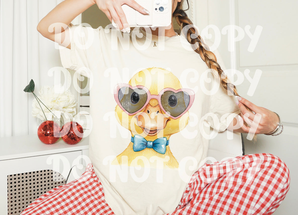 Sunglasses duck - DTF TRANSFER (Eggstravaganza multi designer collab)