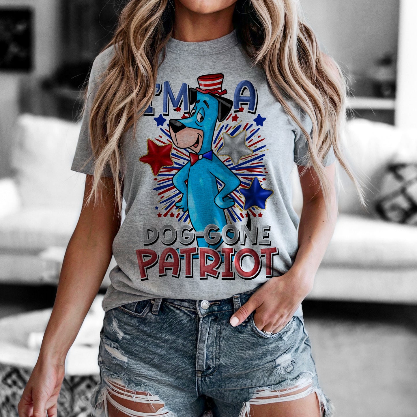Dog gone patriot - DTF TRANSFER (Blast from the past Collab)