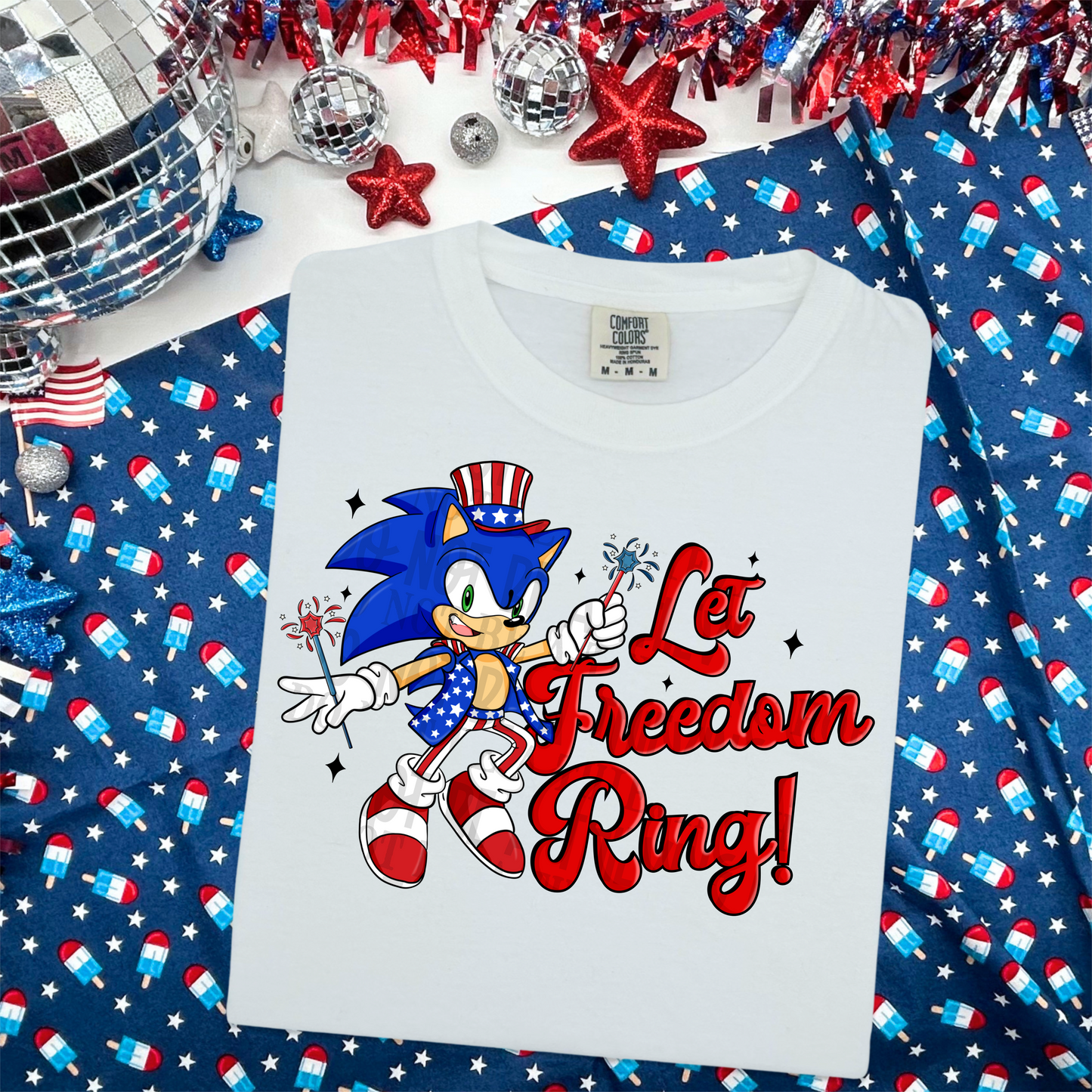 Let freedom ring - DTF TRANSFER (Blast from the past Collab)