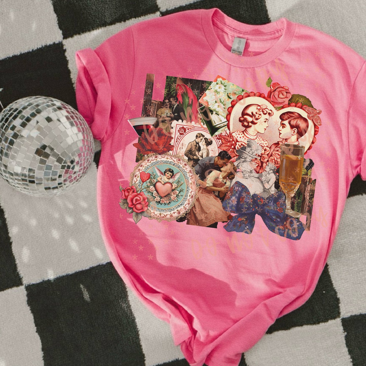 Vintage collage - DTF TRANSFER (XOXO Epic Valentine's Collab SYM PD X PVC)