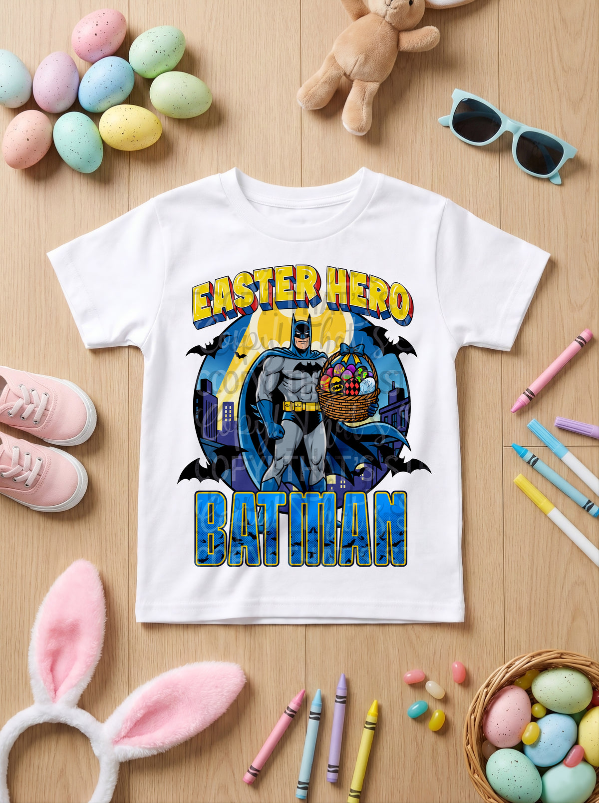 Easter hero - DTF TRANSFER (Eggstravaganza multi designer collab)
