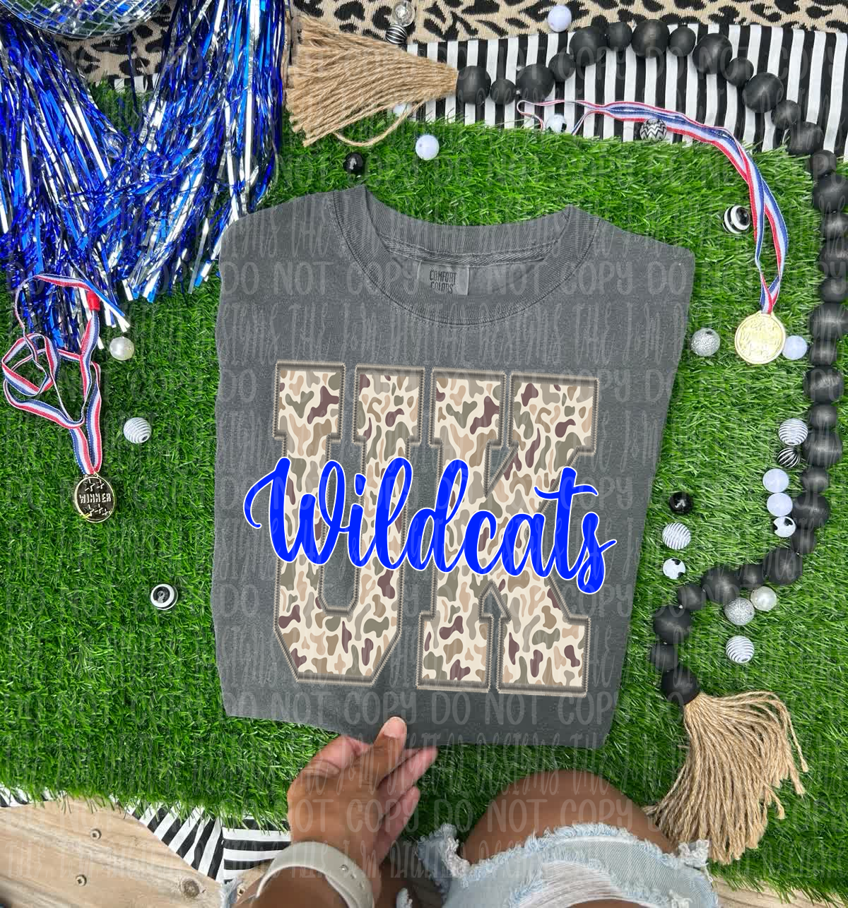 UK Wildcats duck camo - DTF TRANSFER (JMD)