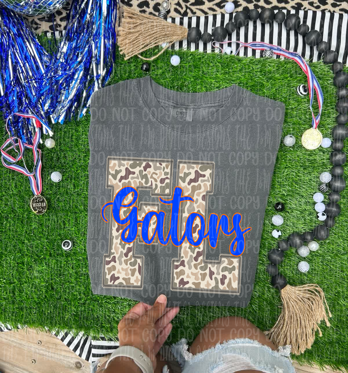 Florida Gators duck camo - DTF TRANSFER (JMD)