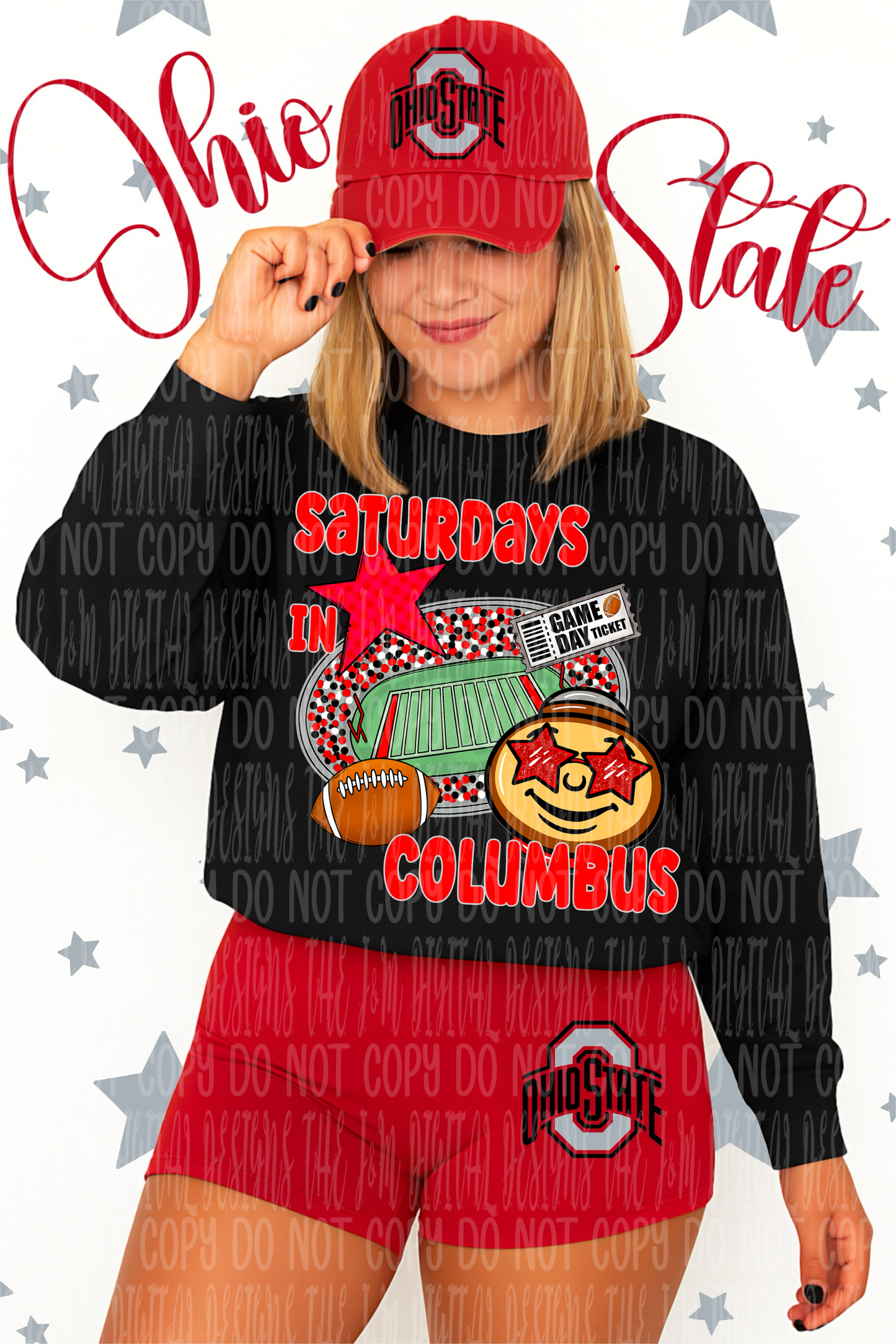 Buckeyes Columbus Saturdays - DTF TRANSFER (JMD)
