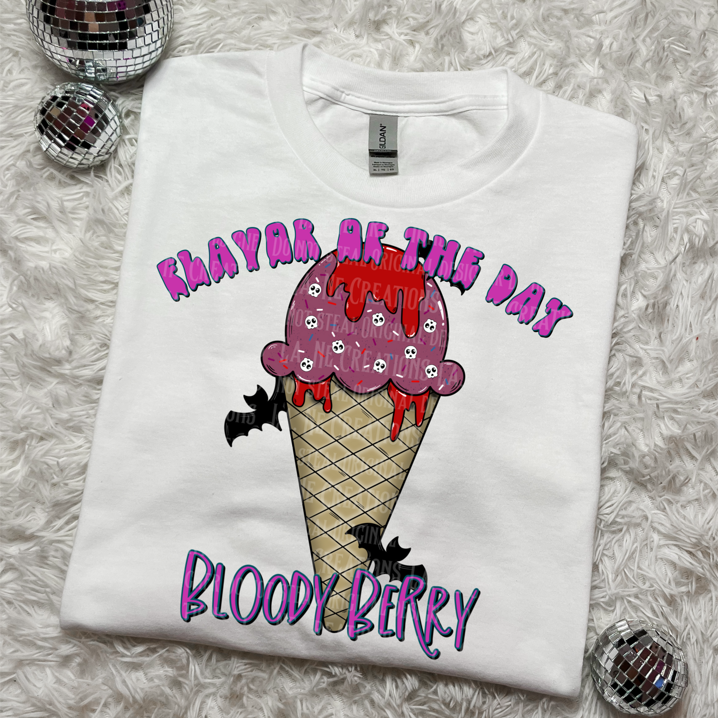 Bloody Berry ice cream - DTF TRANSFER (LCD)
