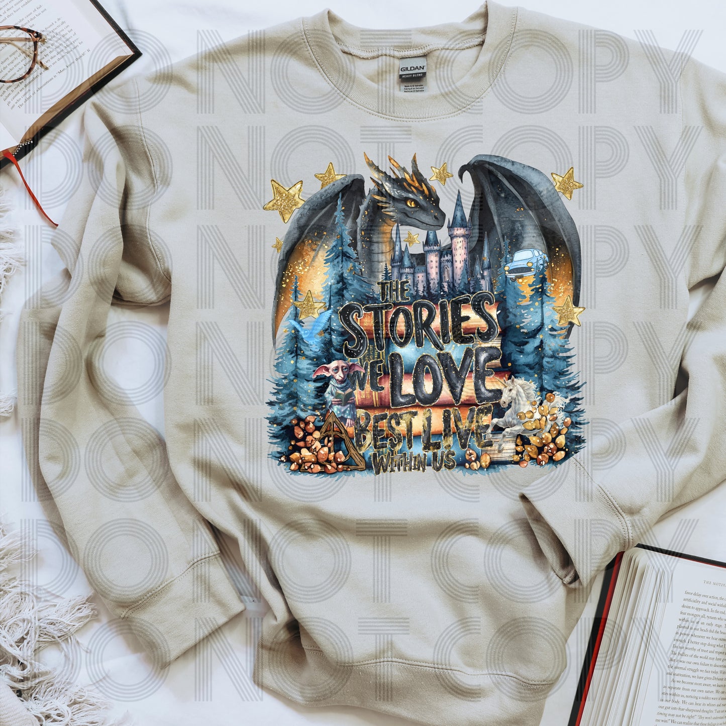 The stories we love - DTF TRANSFER (Mini bookish Collab PHDC/RDC)