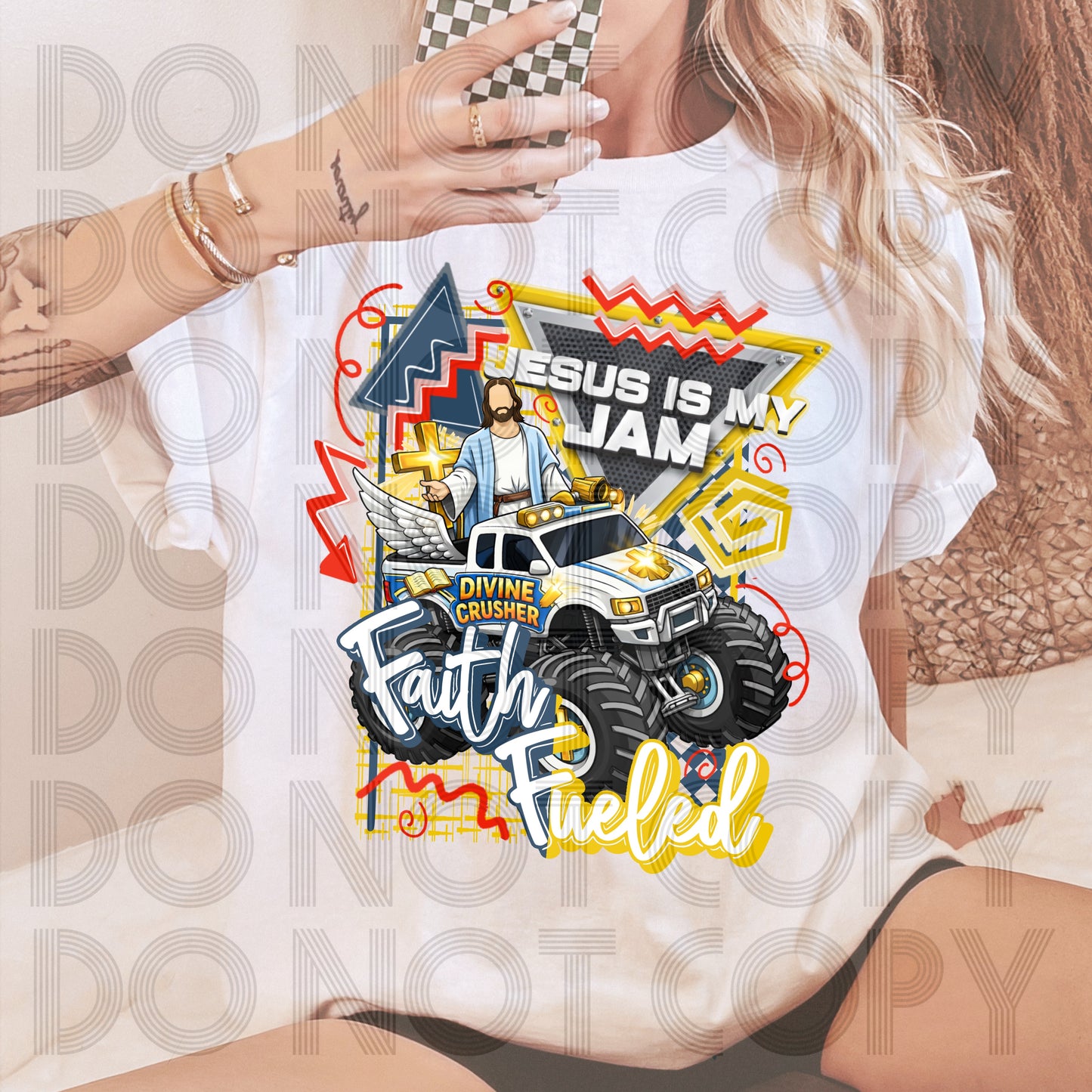 Jesus is my jam - DTF TRANSFER (Eggstravaganza multi designer collab)