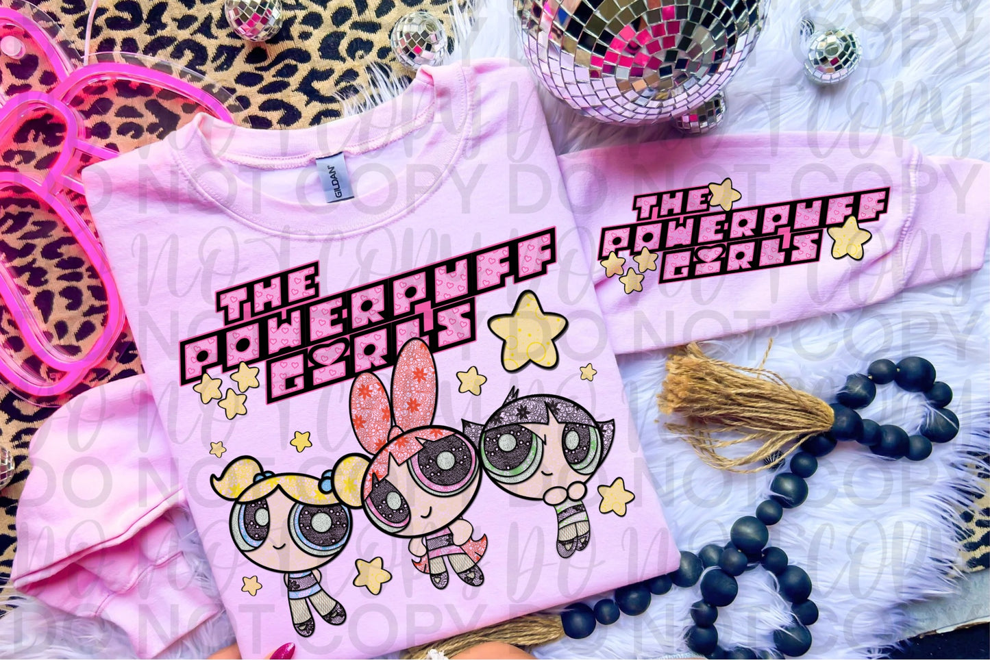 Puff girls lace - DTF TRANSFER - (SSDa)