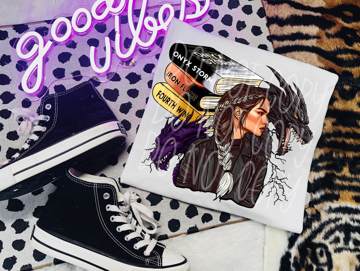 Rebecca Yarros books - DTF TRANSFER (Mini bookish Collab PHDC/RDC)