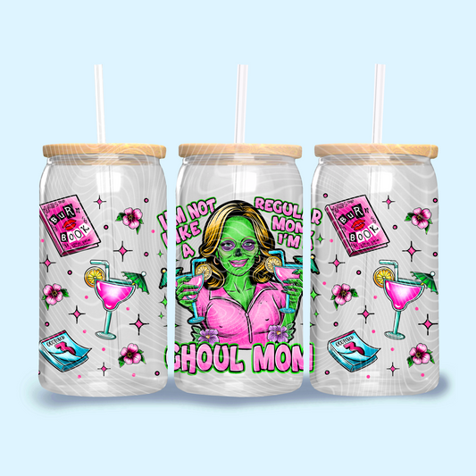 Ghoul Mom - UV dtf wrap 16oz libbey : GD