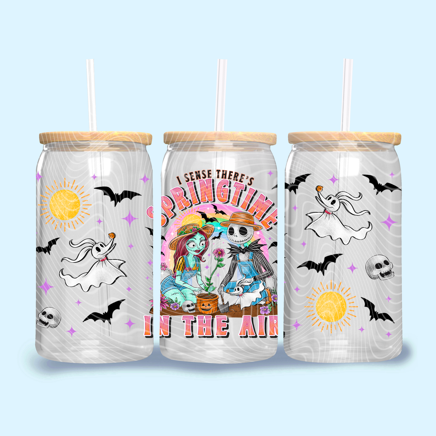 Springtime NBC - UV dtf wrap 16oz libbey : GD