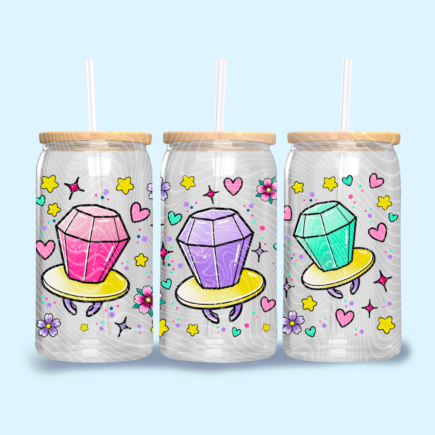 Ring pops - UV dtf wrap 16oz libbey : GD