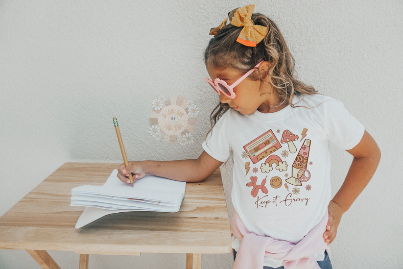 Keep it groovy - DTF TRANSFER (Scarlow N24)