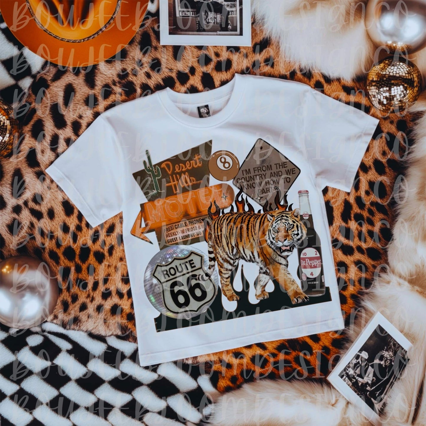 Tiger collage - DTF TRANSFER (Get Wild Collab)