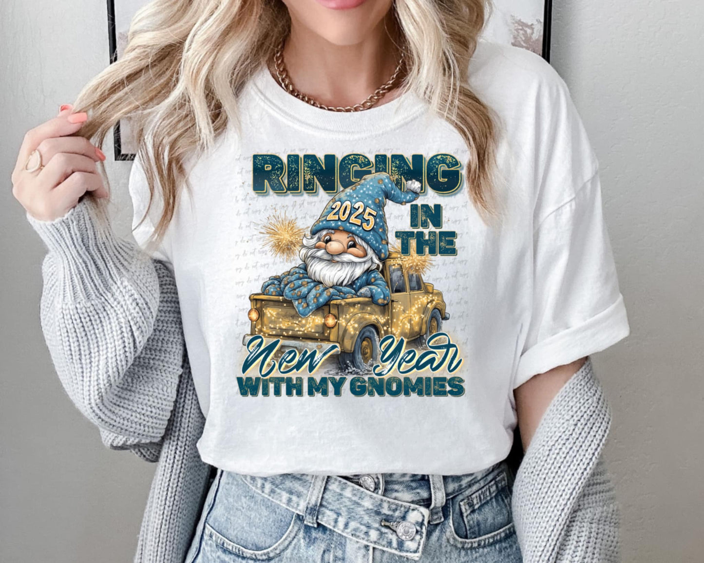 Ringing in the new year - DTF TRANSFER (MG Xmas fundraiser)