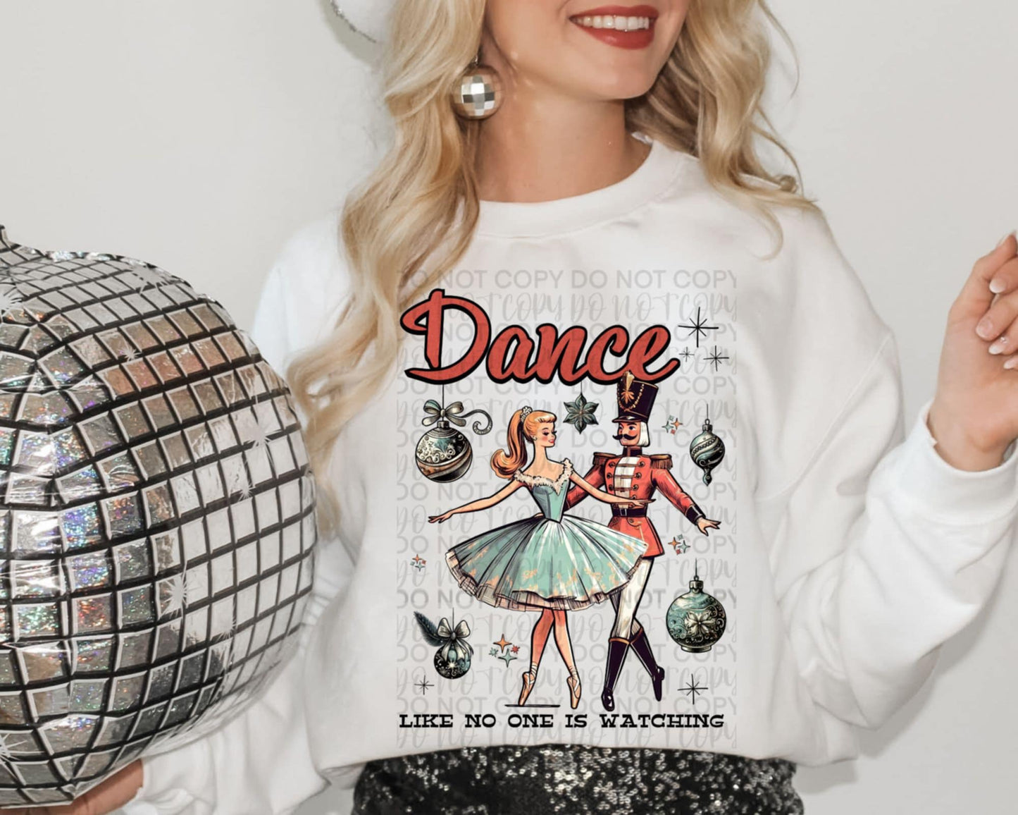 Dance like no one‘s watching - DTF TRANSFER (MG Xmas fundraiser)