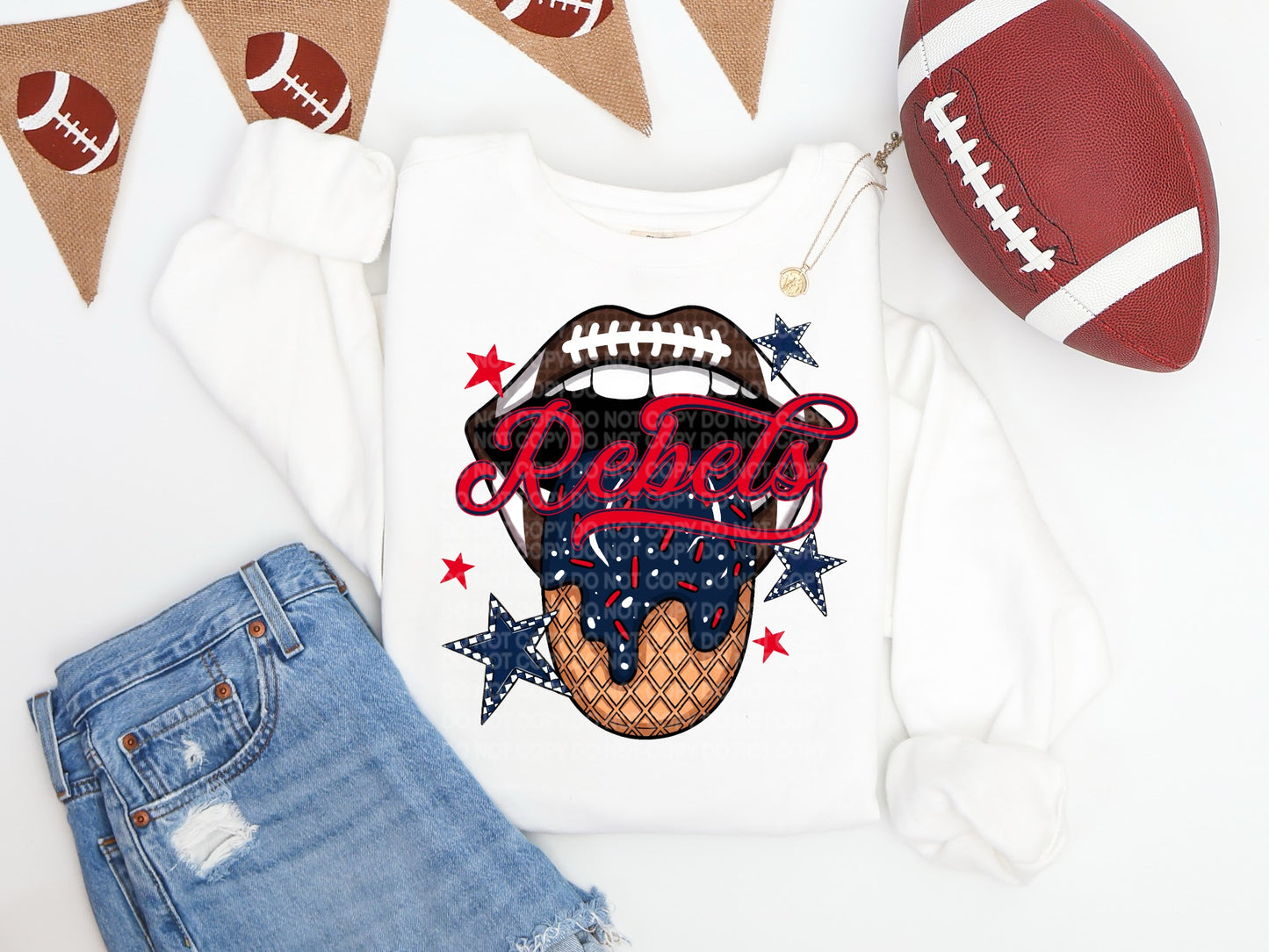 Rebels Ice Cream Drip Tongue - DTF TRANSFER (SCG AUG25)