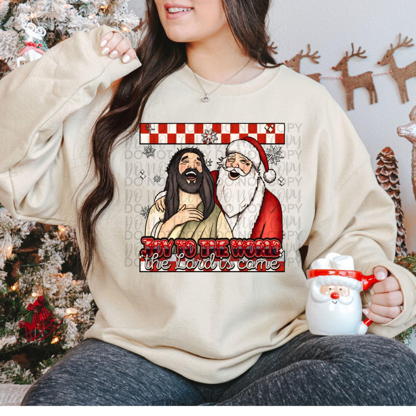 Joy to the world- DTF TRANSFER (MG Xmas fundraiser)