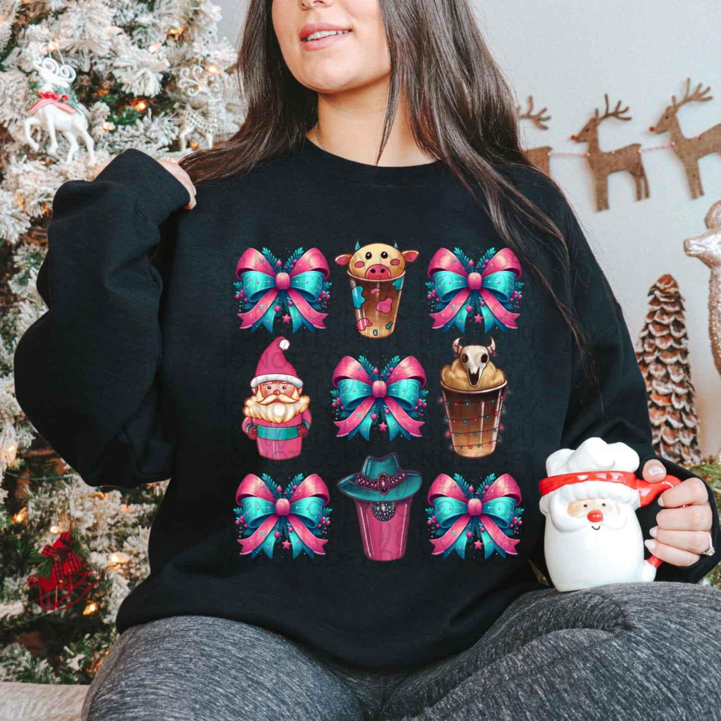 Christmas drinks- DTF TRANSFER (MG Xmas fundraiser)