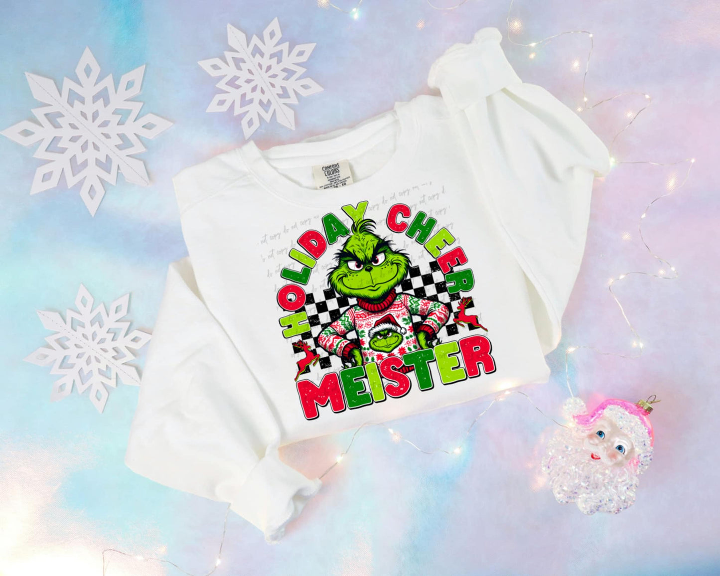 Holiday cheer Meister - DTF TRANSFER (MG Xmas fundraiser)