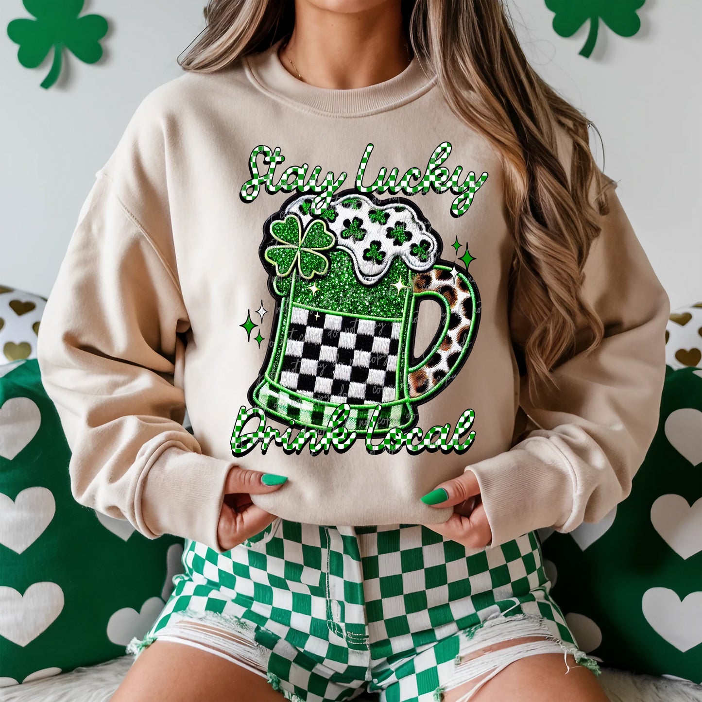 Stay lucky Drink local-DTF TRANSFER (VDS F24)