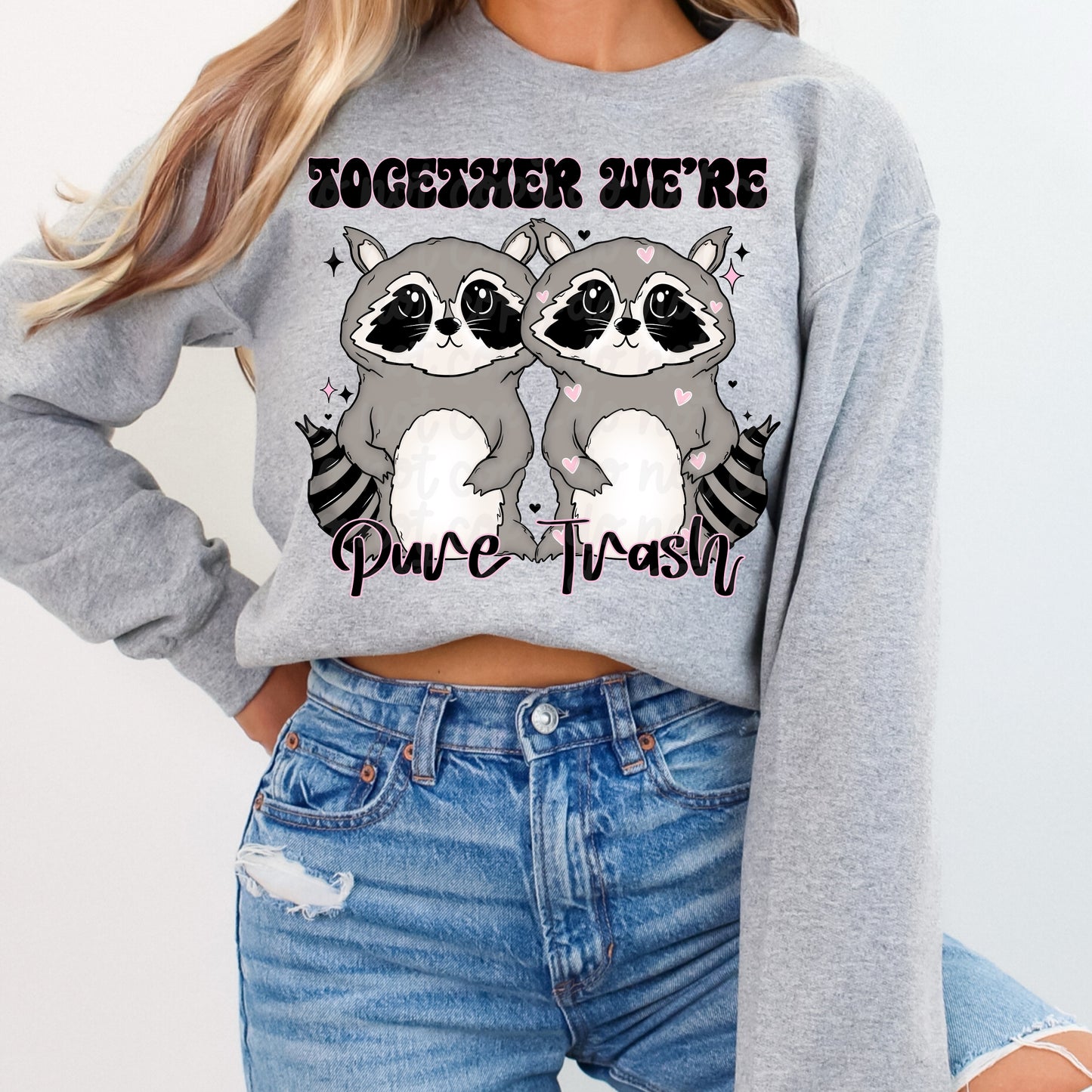 Together we're pure trash ๐ฆ-DTF TRANSFER (VDS D24)