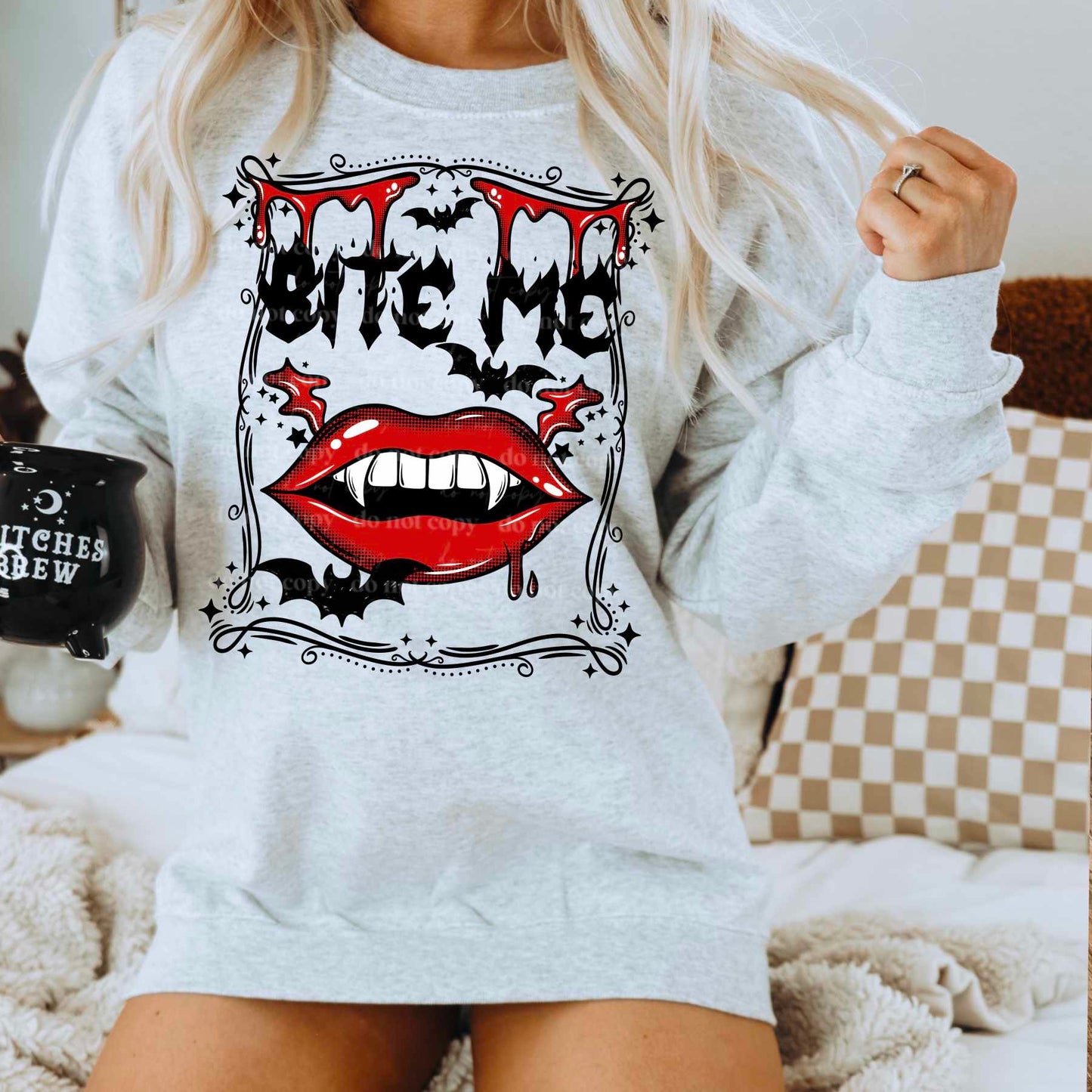 Bite me - DTF TRANSFER (CSC.)