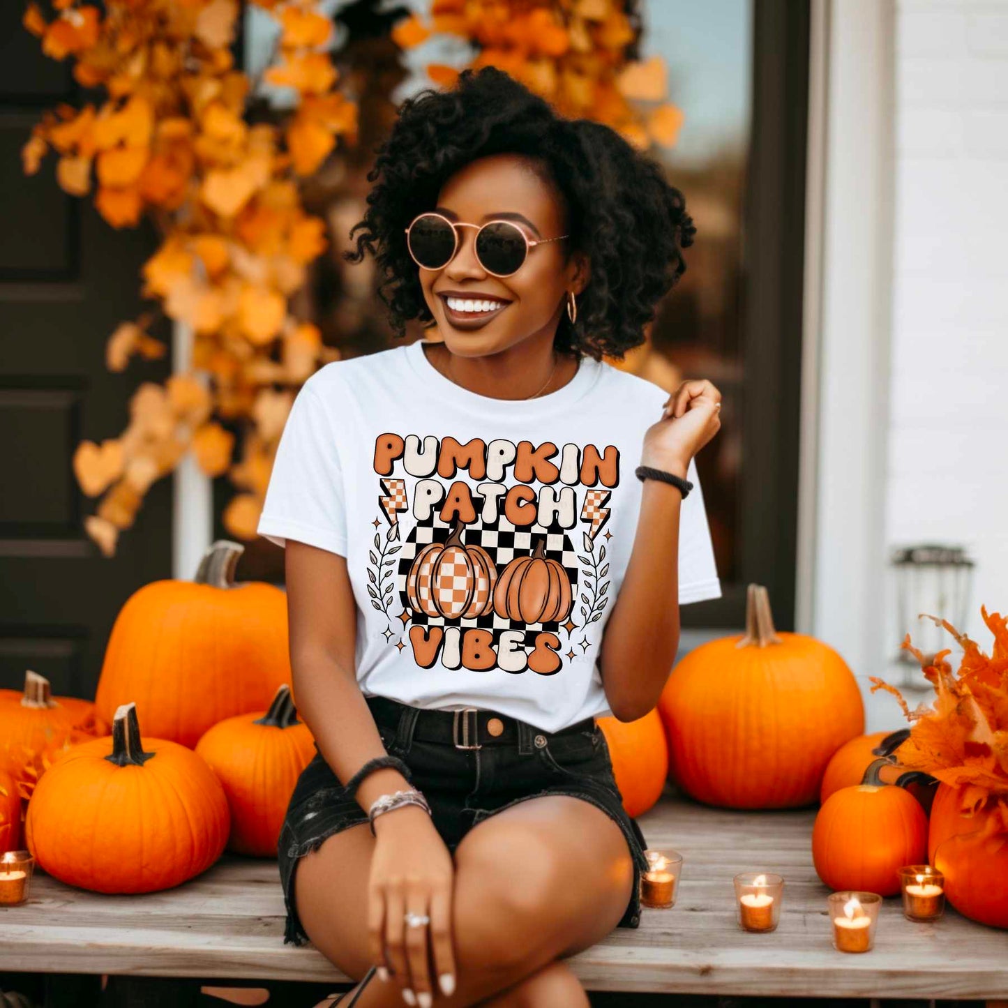 Pumpkin patch vibes -DTF TRANSFER (CSC)