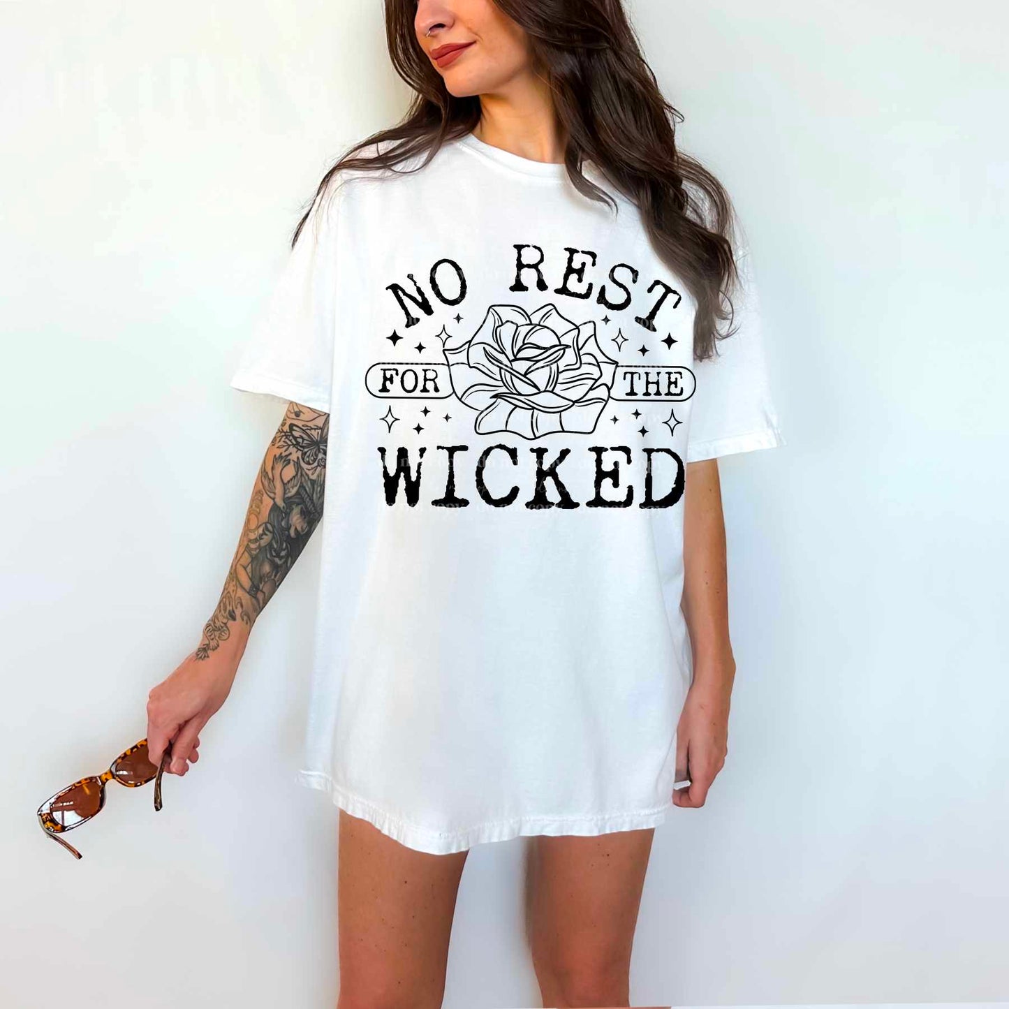 No rest for the wicked black -DTF TRANSFER (CSC)