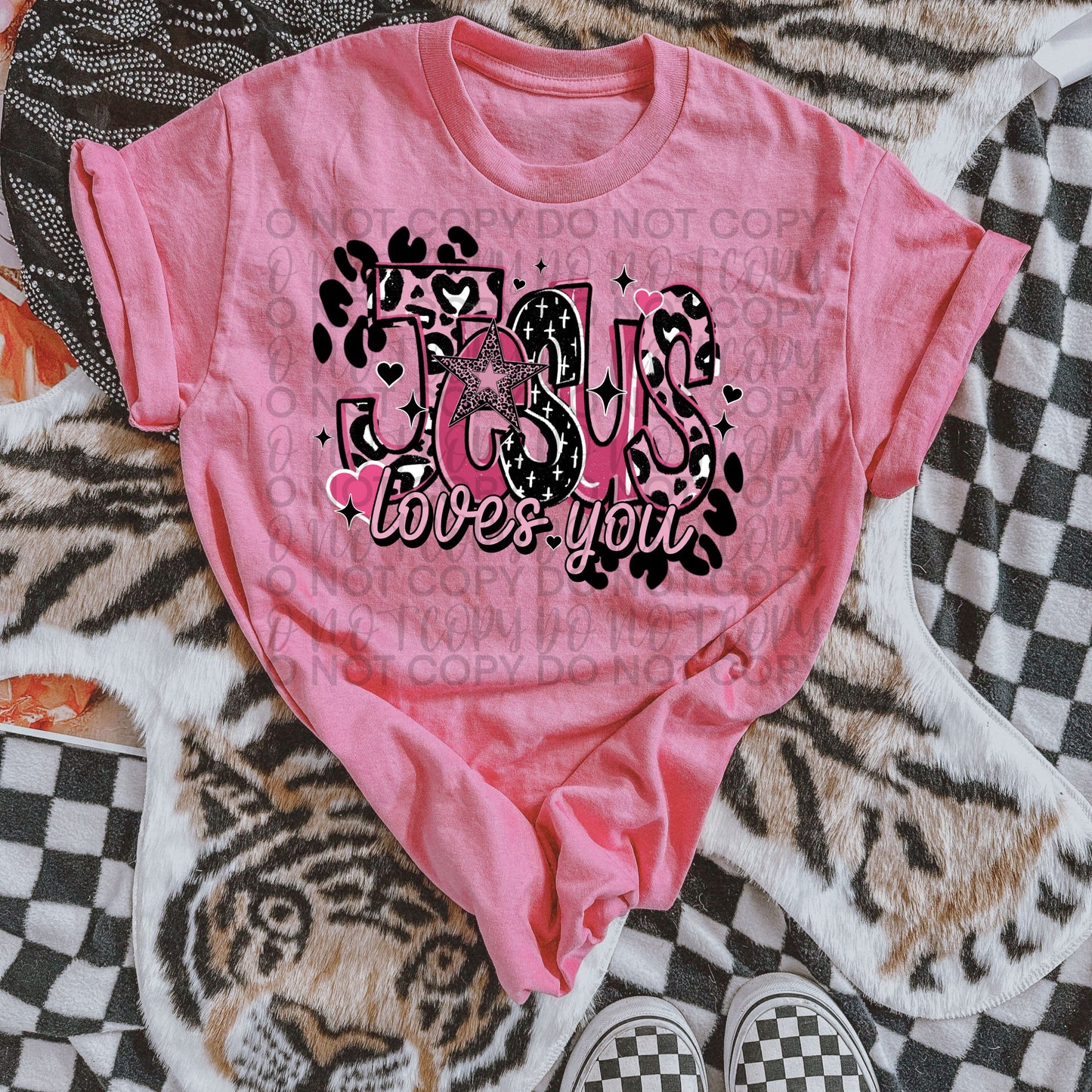 Jesus loves you-DTF TRANSFER (Building the Kingdom Collab SSDa×FDC)