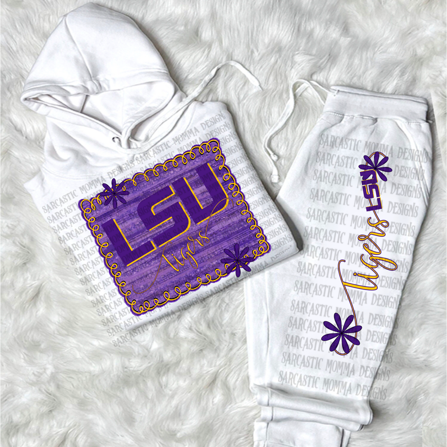 L Tigers football framed - DTF TRANSFER (SMD AU25)