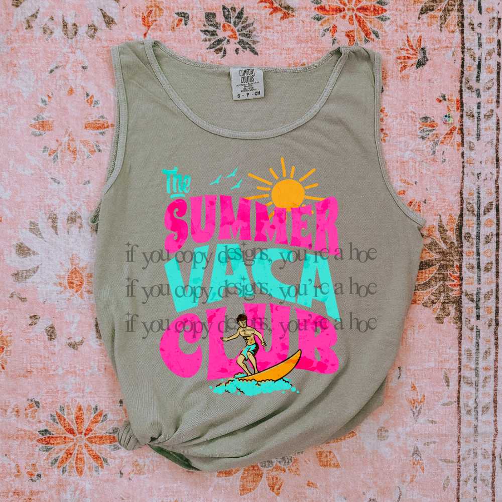 Summer Vaca Club - DTF TRANSFER (SAVED)